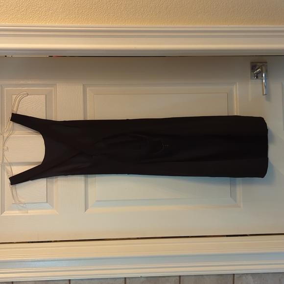 Lulu's black cross back mini dress - Picture 5 of 6